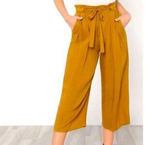 Zara Trafaluc Wide-Leg Culotte Pants Size M